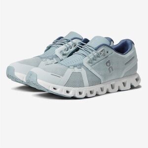 On Cloud 5 Running Shoes in color “Surf/Cobble”